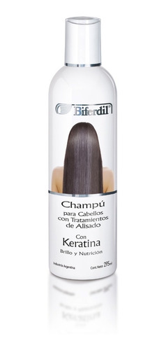 BIFERDIL SHAMPOO CABELLO ALISADO CON TRATAMIENTO X 295 ML.